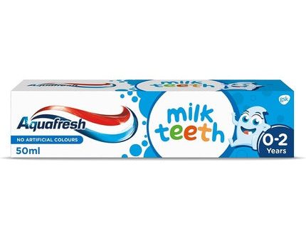 Aquafresh Baby Toothpaste Milk Teeth 0-2 Years 50ml For Discount