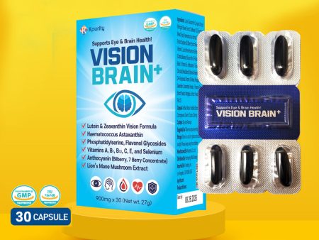 Vision Brain+ Supports Eye & Brain Health Sale