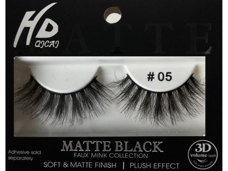 #05 HD Matte Black 3D Faux Mink Lashes Cheap