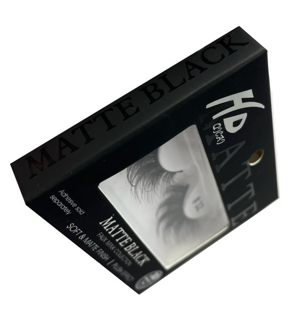 #01 HD Matte Black 3D Faux Mink Lashes Supply