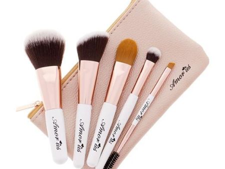 Petite Travel Essentials 5 Piece Brush Set Supply