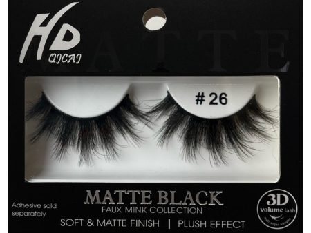 #26 HD Matte Black 3D Faux Mink Lashes Online