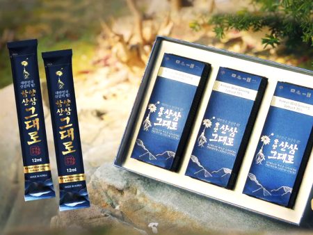 Korean Wild Ginseng 70% Premium Liquid Sticks ( 12g x 30pouches) Online