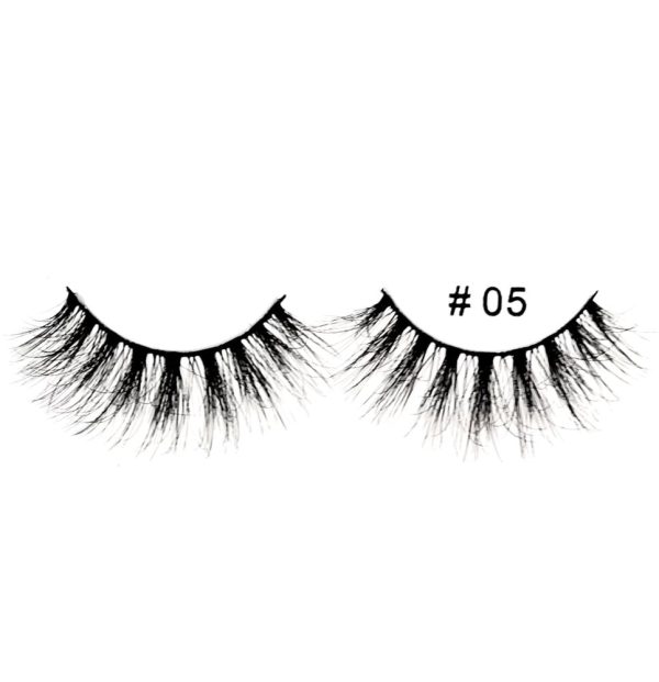 #05 HD Matte Black 3D Faux Mink Lashes Cheap