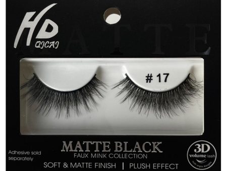 #17 HD Matte Black 3D Faux Mink Lashes Online