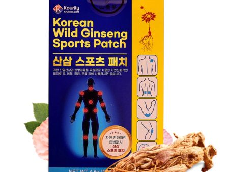 Korean Wild Ginseng Healing Sports Patch (2ea x 5) Fashion