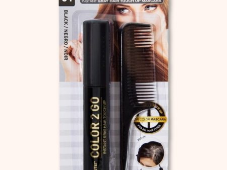 Color 2 Go Instant Gray Hair Touch Up Mascara Hot on Sale