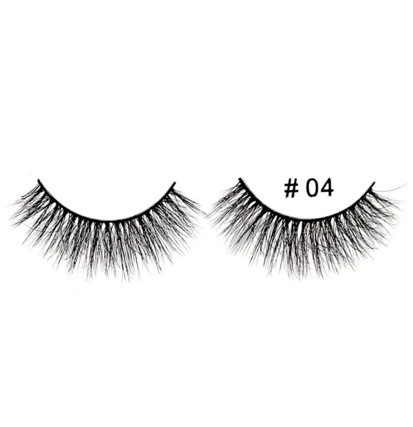 #04 HD Matte Black 3D Faux Mink Lashes Hot on Sale