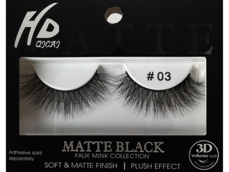 #03 HD Matte Black 3D Faux Mink Lashes Online