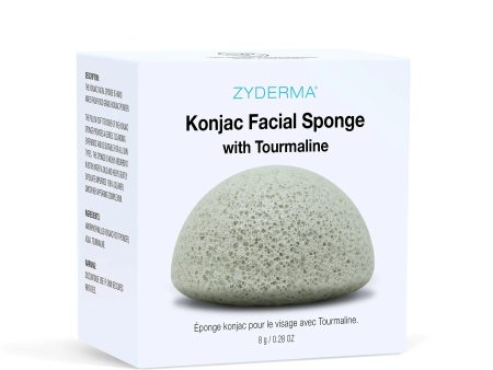 Zyderma Konjac Facial Sponge with Tourmaline For Sale