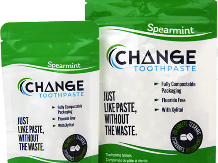 Change Toothpaste - Tablets - Spearmint Hot on Sale