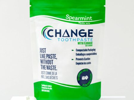 Change Toothpaste - Tablets - Spearmint with Fluoride Sale