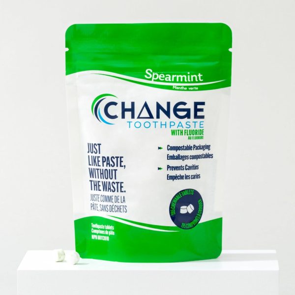 Change Toothpaste - Tablets - Spearmint with Fluoride Sale