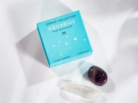 Aquarius Zodiac Mini Crystal Pack Online now