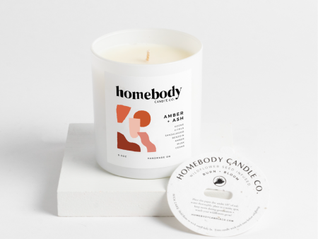 Soy Candle - Amber & Ash Fashion