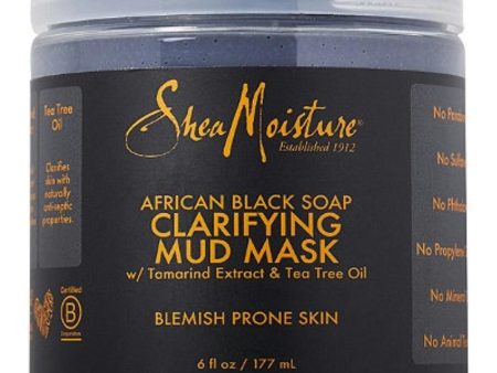 Shea MoistureAfrican Black Soap Mud Mask 177ml For Sale