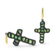 German Kabirski Cruce Rough Chrome Diopside Earrings Cheap