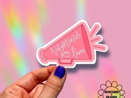 Valentine s Day is Lame Sticker | Retro Anti Love Online Sale