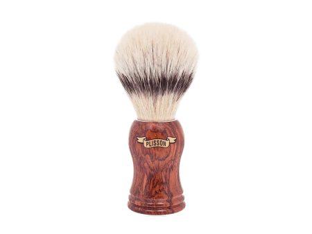 Plisson 1808 Bubingawood Handle & White Fibre Shaving Brush Online now