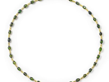 German Kabirski Kevad Chrome Diopside Necklace on Sale