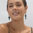 German Kabirski Cruce Rough Chrome Diopside Earrings Cheap