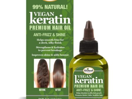 99% Natural Blend! Vegan Keratin Premium Hair Oil - Anti-Frizz & Shine Online Hot Sale