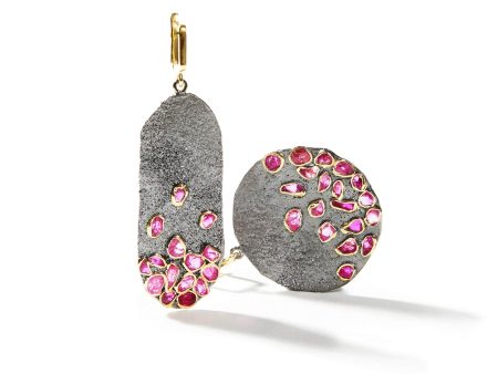 German Kabirski Aspero Rough Ruby Earrings Discount