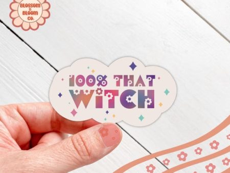 100% That Witch Witchy Woman Sticker Hot on Sale