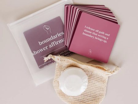 Gift Set - Boundaries Shower Affirmations Sale