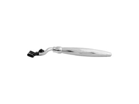 Plisson 1808 Solid Brass Spiral Mach3 Razor - Palladium Finish Sale