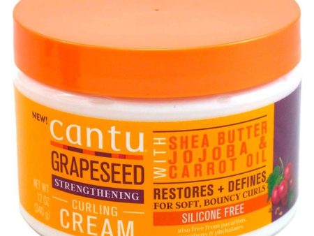 Cantu verstärkende Lockencreme mit Traubenkernen 12oz Online Sale