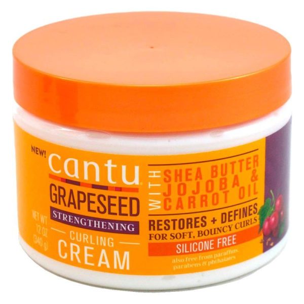 Cantu verstärkende Lockencreme mit Traubenkernen 12oz Online Sale