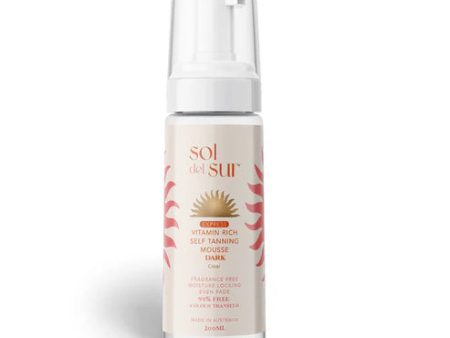 Sol del Sur Express Clear Vitamin Rich Self Tanning Mousse - Dark 200 ml Online Hot Sale