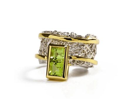 German Kabirski Verina Peridot Ring For Sale