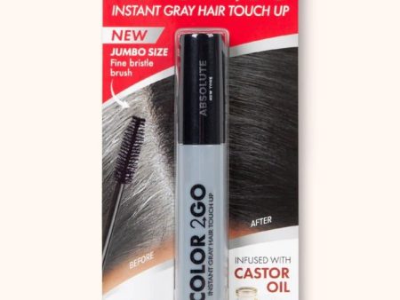 Color 2 Go Instant Gray Hair Touch Up Mascara - JUMBO Size Fashion