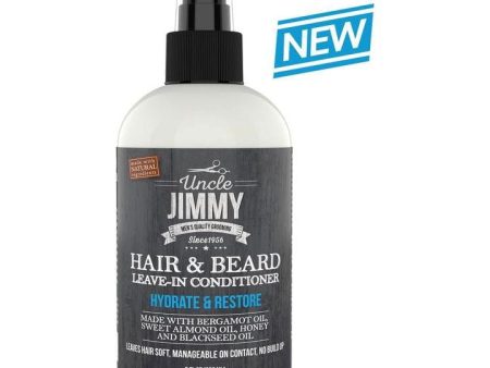 Uncle Jimmy Hair & Beard Leave In Conditioner 236ml Supply