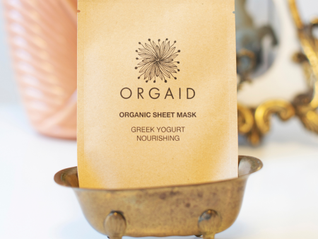 ORGAID Sheet Mask - Greek Yogurt & Nourishing Discount