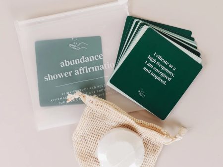 Gift Set - Abundance Shower Affirmations For Discount