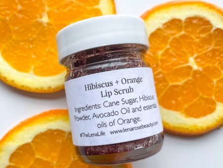 Hibiscus + Orange Lip Scrub Hot on Sale