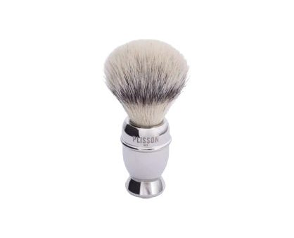 Plisson 1808 Antique Shaving Brush -  High Mountain White  Fibre Online now