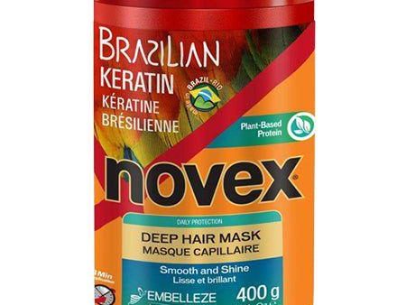 Novex Brazilian Keratin Mask Conditioner 400 g Hot on Sale