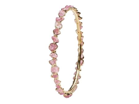 German Kabirski Mizzle Pink Sapphire Bangle Cheap