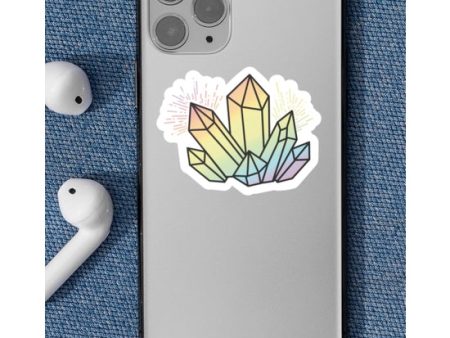 Rainbow Aura Crystal Sticker Cheap