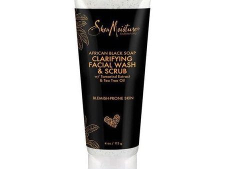 Shea Moisture African Black Soap Prob Gesichtswaschpeeling 118ml Online now