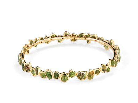 German Kabirski Aten Green Garnet Bangle Sale