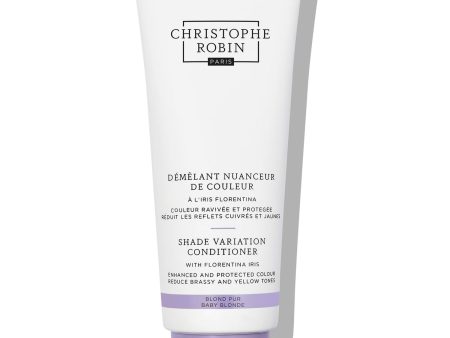 Christophe Robin Shade Variation Conditioner With Florentina Iris Baby Blonde 200 ml Fashion