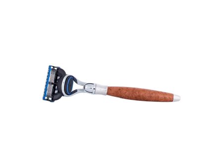 Plisson 1808 Briarwood & Chrome Fusion Razor Online Hot Sale