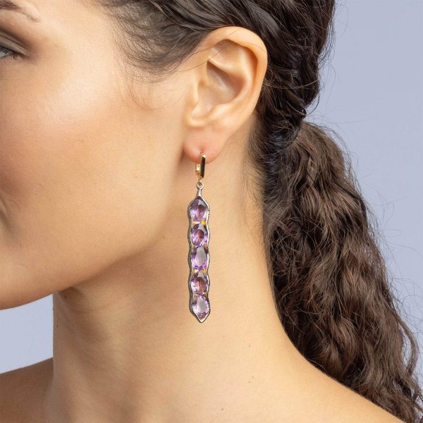 German Kabirski Chimey Amethyst Earrings Online Sale