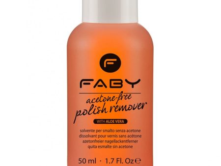 Faby Acetone Free Polish Remover 50 ml Supply