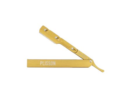 Plisson 1808 Aluminium Shavette - Gold Online Hot Sale